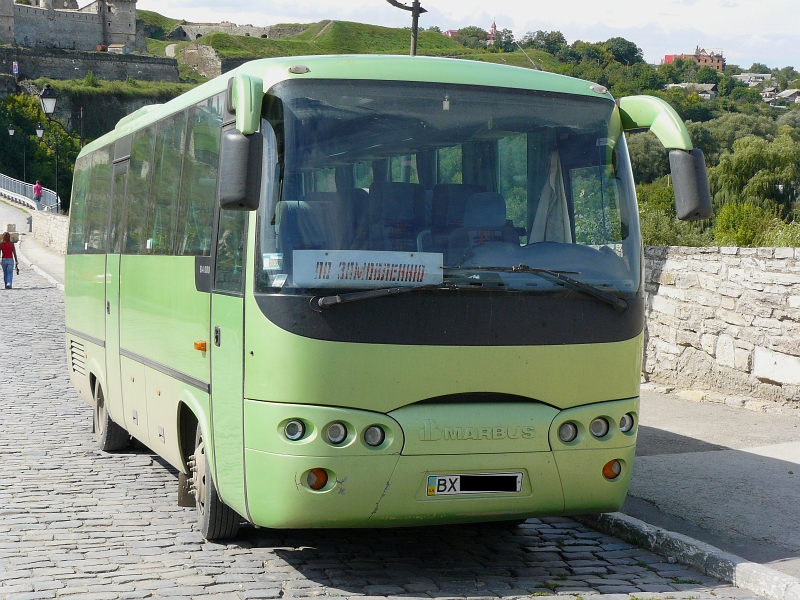 MARBUS B4 080 Reisebus. Kamianets-Podilsky, Ukraine 11-09-2007.