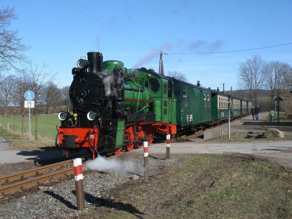 Mh52,am 03.Mrz 2013,beim Halt in Posewald.
