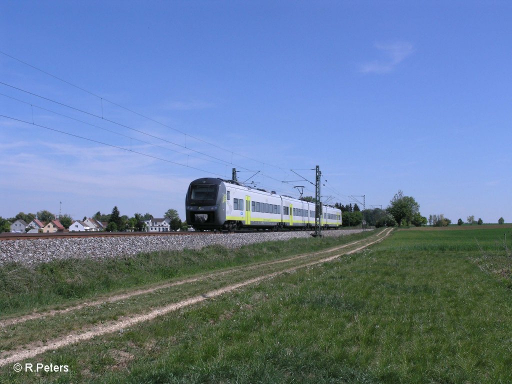 Nachschuss von 440 902 als AG84412 regensburg - Straubing bei Moosham. 07.05.11