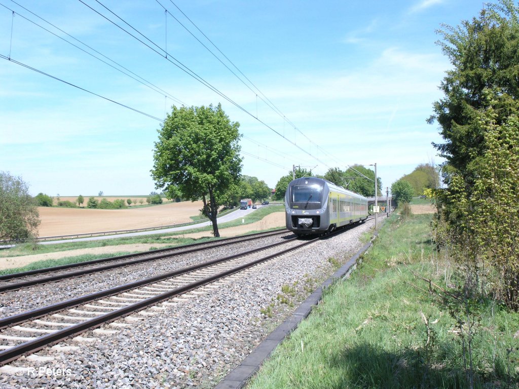 Nachschuss von 440 914 als AG84322 Eggmhl - Ingolstadt bei Hhenberg. 07.05.11