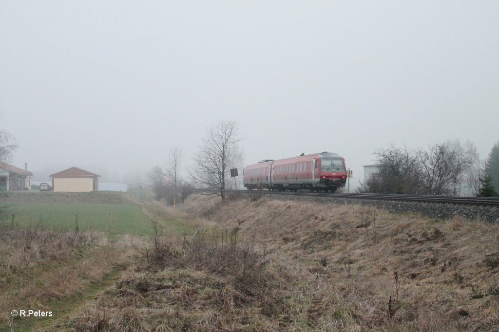 Nachschuss von 610er bei Waldershof. 24.11.12