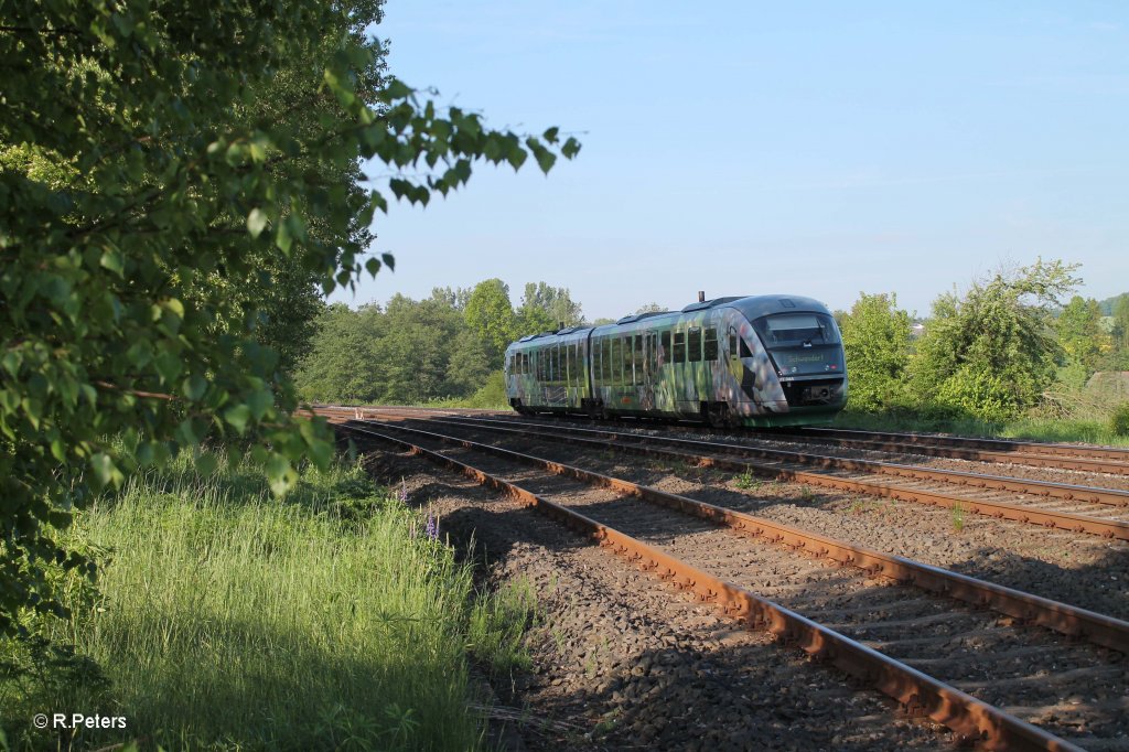 Nachschuss VT04 als VBG81109 Marktredwitz - Schwandorf bei Schnfeld. 05.06.13