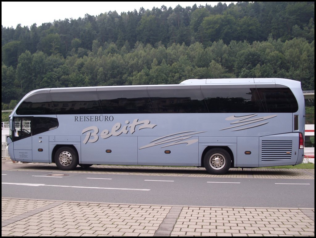 Neoplan Cityliner vom Reisebro Belitz aus Deutschland in Bad Schandau.