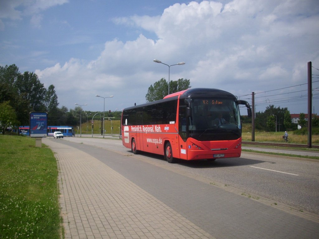 Neoplan Trendliner der K�stenbus in Rostock. 

