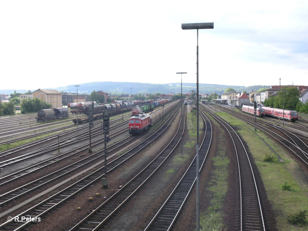 Noch ein Bild der 232 703-9 in Schwandorf. 26.05.10