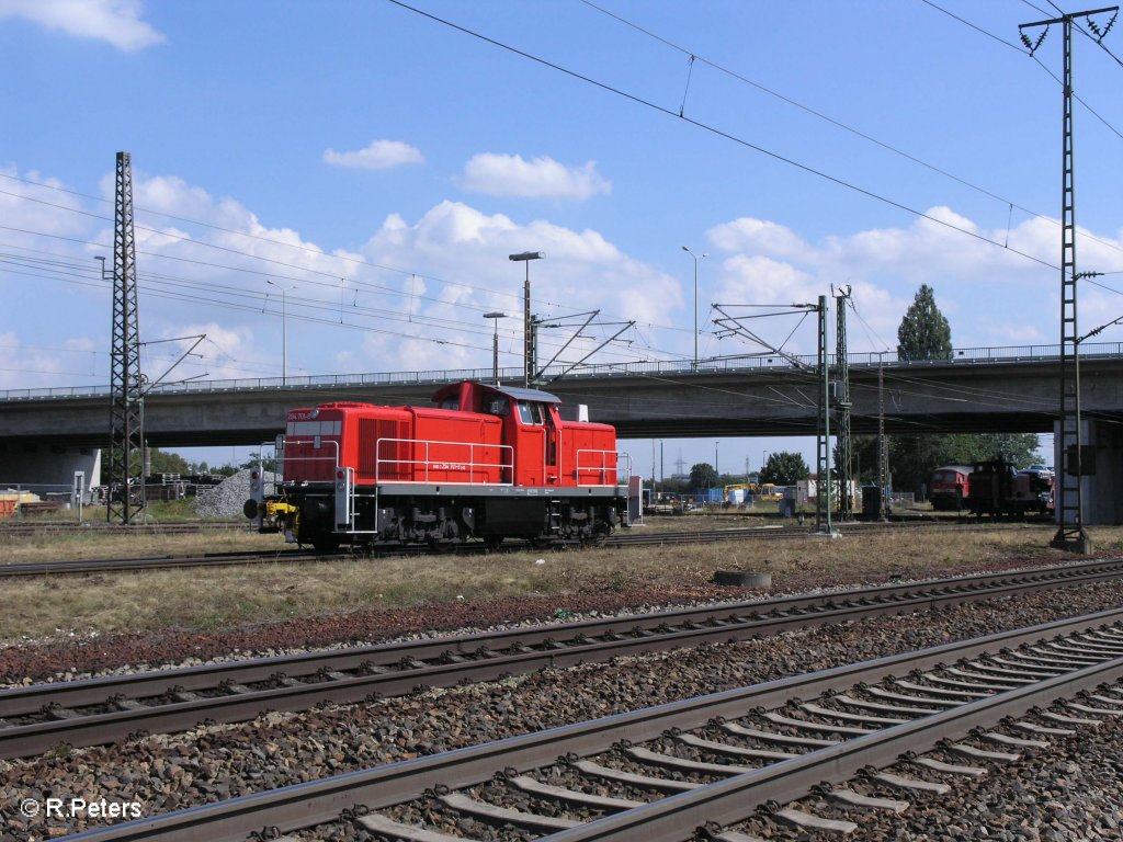 Noch ein Bild von 294 701-8 bei der Einfahrt in Regensburg Ost. 27.08.09