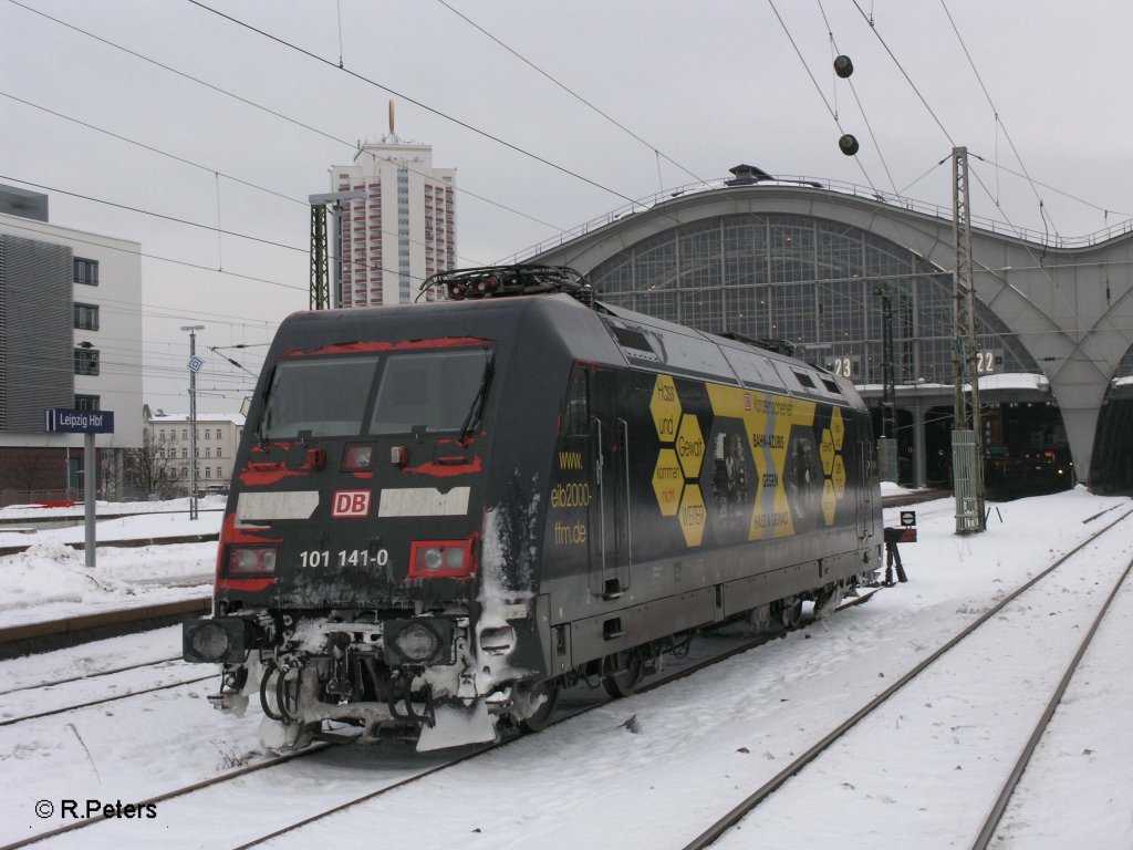 Noch ein Portrai der 101 141-0 in Leipzig HBf 20.12.10