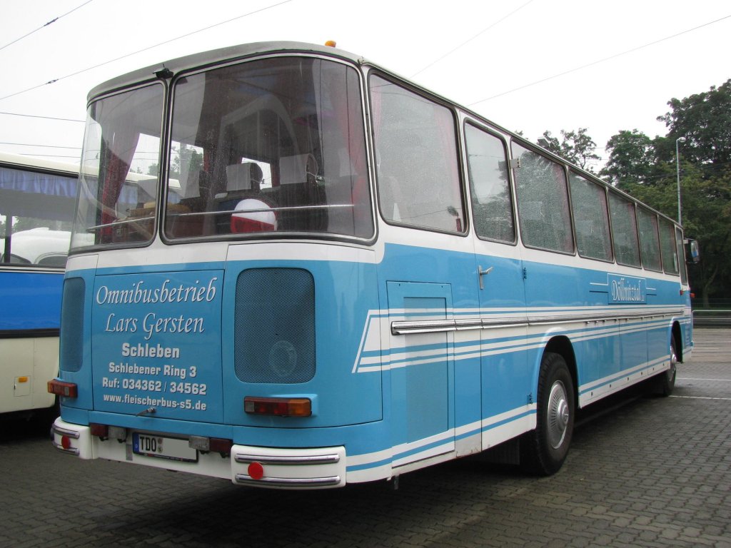 Omnibus Fleischer S 5 aus (TDO) anllich 130 Jahre Strba in Rostock [27.08.2011]
