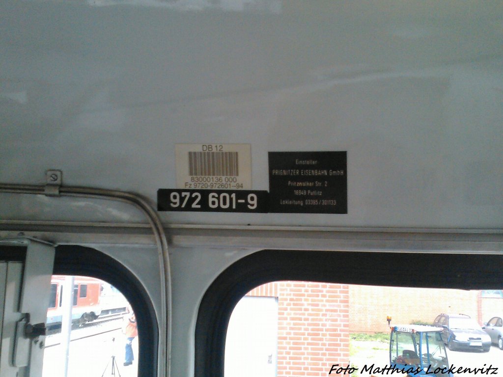 Originalnummer vom 172 601-7 im Bahnhof Bergen auf R�gen am 2.6.13