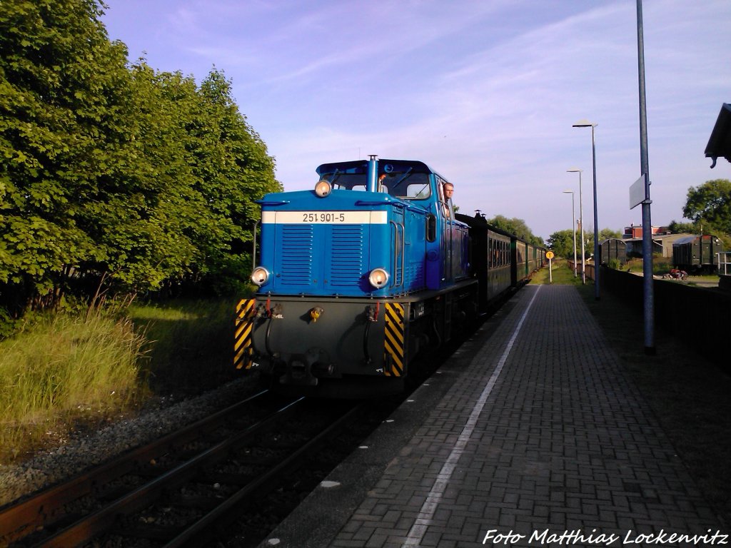 R�BB 251 901 unterwegs nach Putbus am 2.7.13