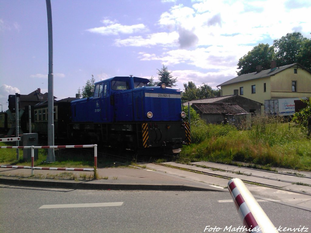 R�BB 251 901 unterwegs nach Putbus am 27.6.13