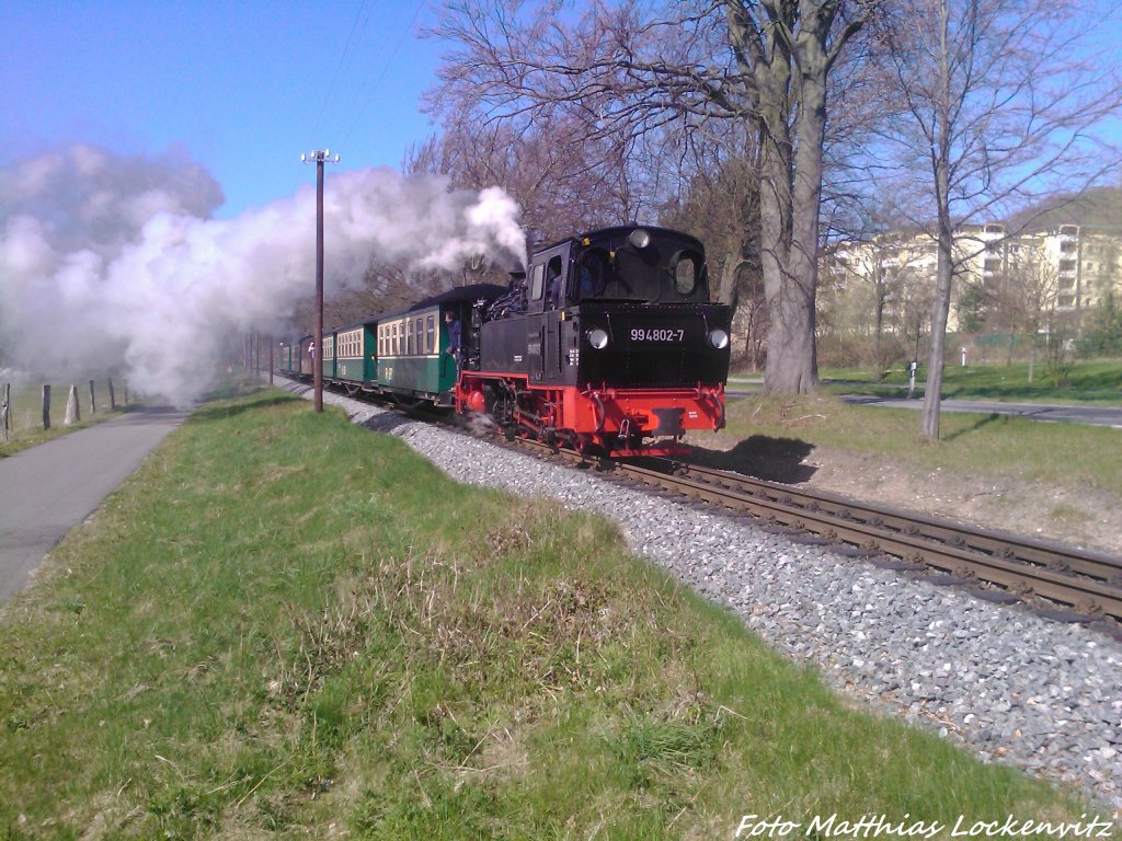 R�BB 99 4802 zwischen Sellin & Baabe am 1.5.13