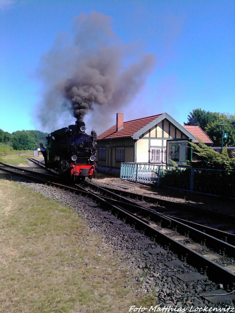 RBB Mh 52(99 4632) unterwegs zum Zug um sich als 2 Lok sich ranzuhngen fr die Tour nach Lauterbach Mole und zurck am 24.7.13