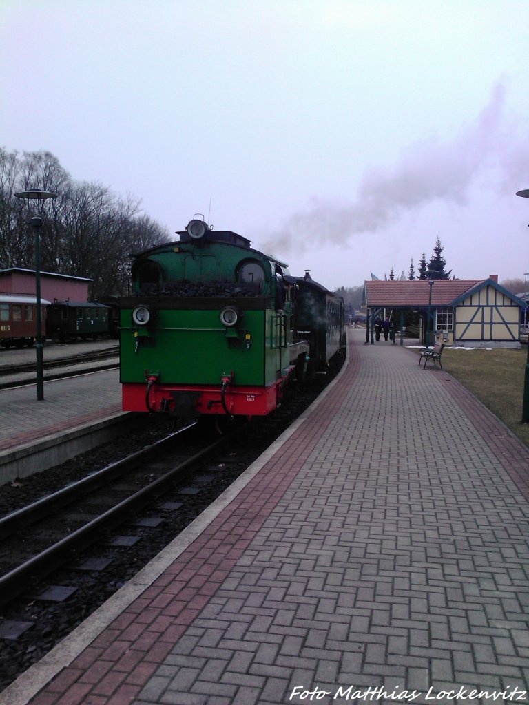 R�BB Mh 53 im Bahnhof Putbus am 10.4.13