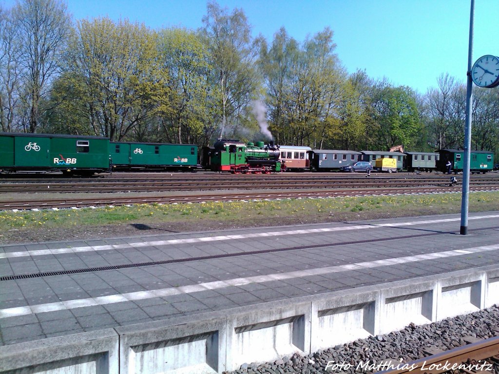 R�BB Mh 53 beim Rangieren im Bahnhof Putbus am 6.5.13