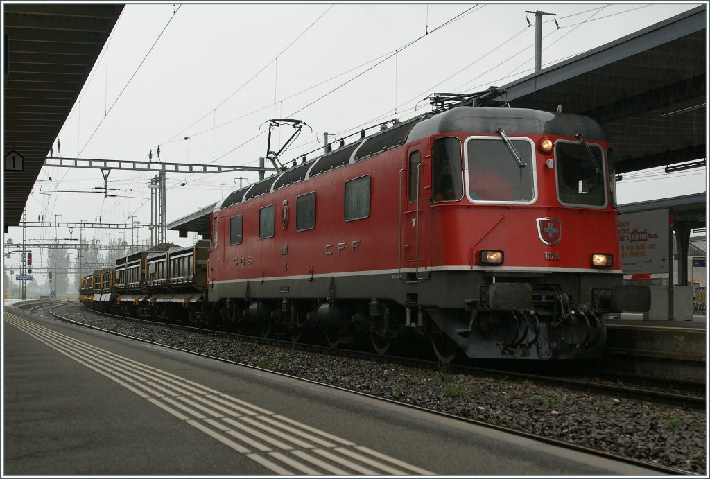 SBB Re 6/6 in Sargans. 
 14. Sept. 2011