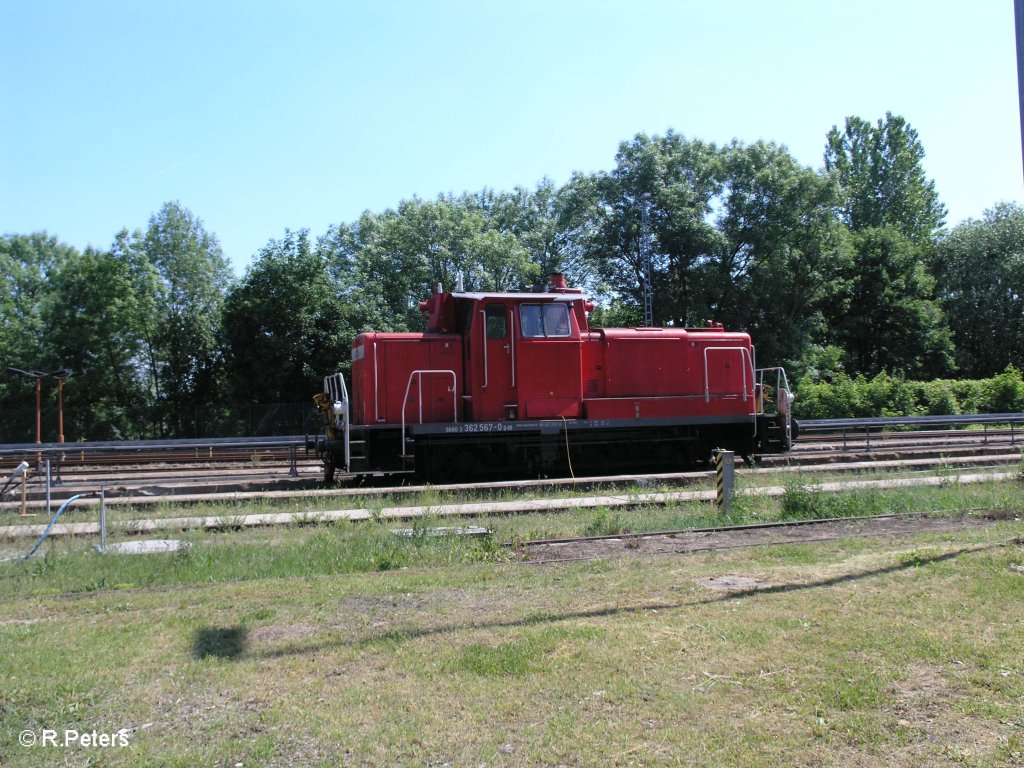 Seitenansicht von 362 567-0 in Frankfurt/Oder. 25.05.09