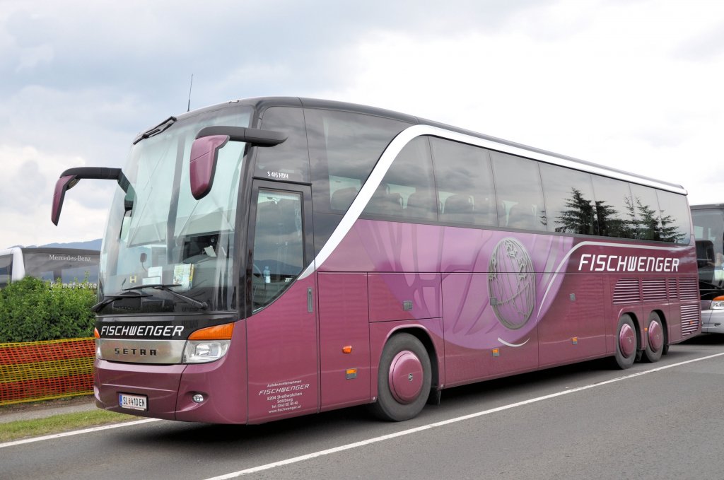 SETRA 416 HDH von FISCHWENGER Reisen aus �sterreich anl�sslich der AIRPOWER13 in Zeltweg,28.6.2013.