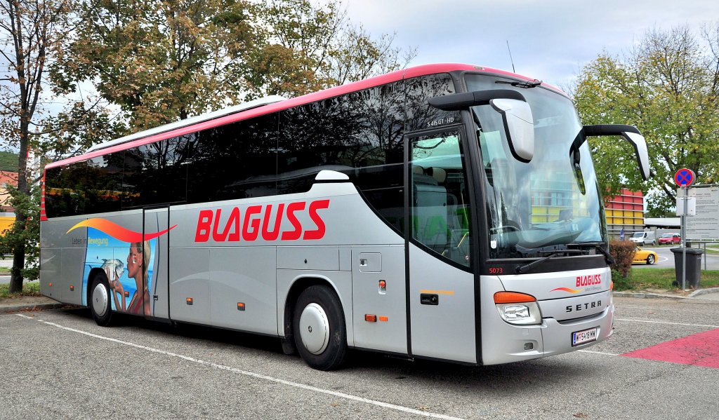 SETRA S415 GT-HD von BLAGUSS aus Wien im September 2012 in Krems an der Donau.