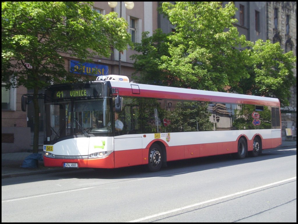 Solaris Urbino 15 der Dopravn� podniky města Plzně in Plzen.

