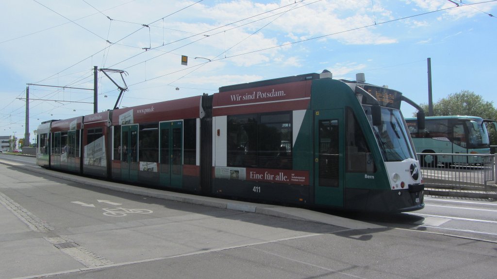 Stra�enbahn in Potsdam am 15.8.2012.