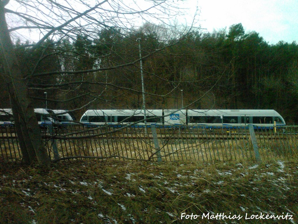 UBB GTW 2/6er im Bahnhof Seebad Heringsdorf am 14.2.11