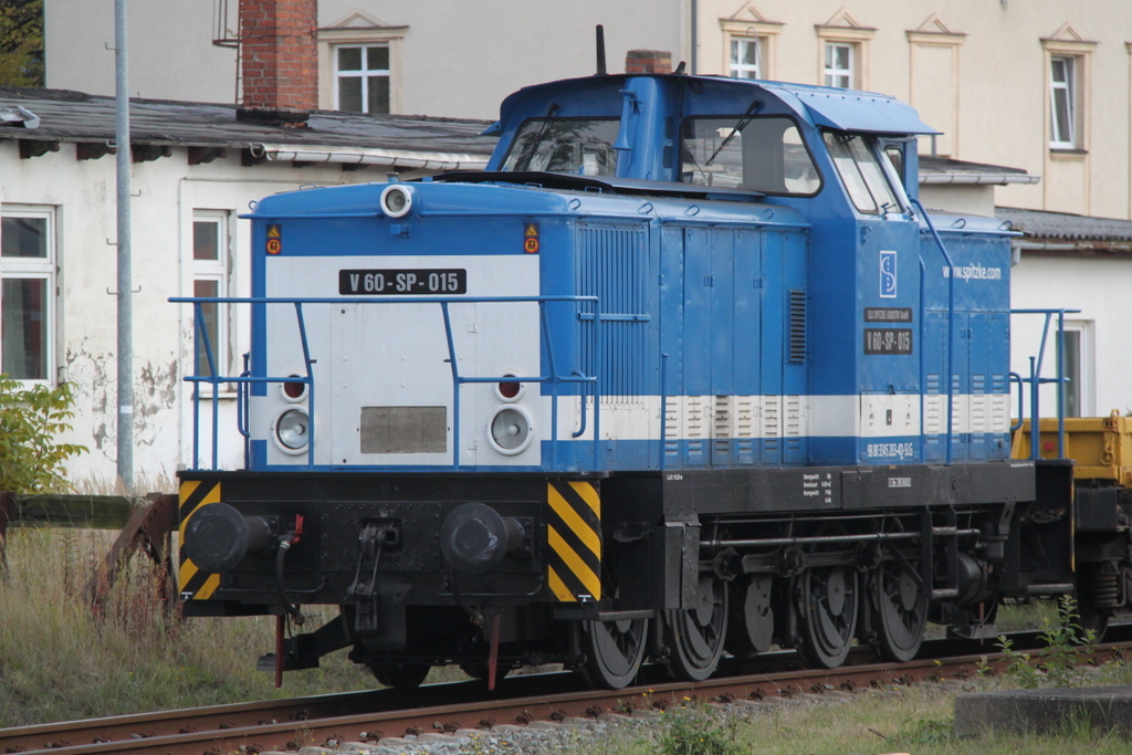 V 60-SP-015 abgestellt im Rostocker Hbf.14.10.2012
