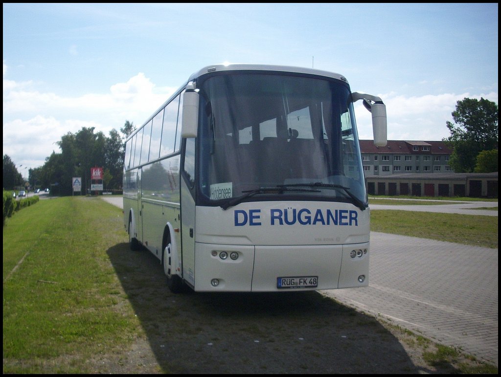 VDL Bova Futura von De R�ganer aus Deutschland in Sassnitz.

