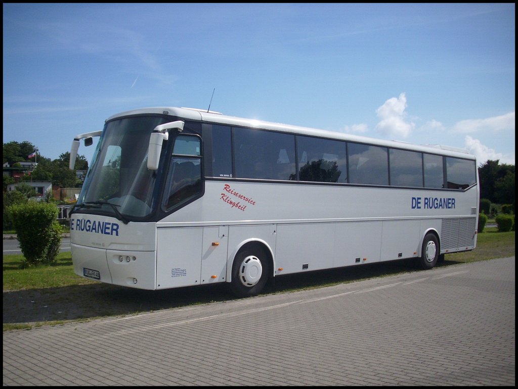 VDL Bova Futura von De R�ganer aus Deutschland in Sassnitz.

