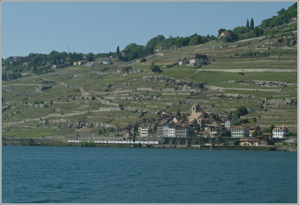 Zwei SBB RABe 511 bei St-Saphorin.
6. Juni 2013