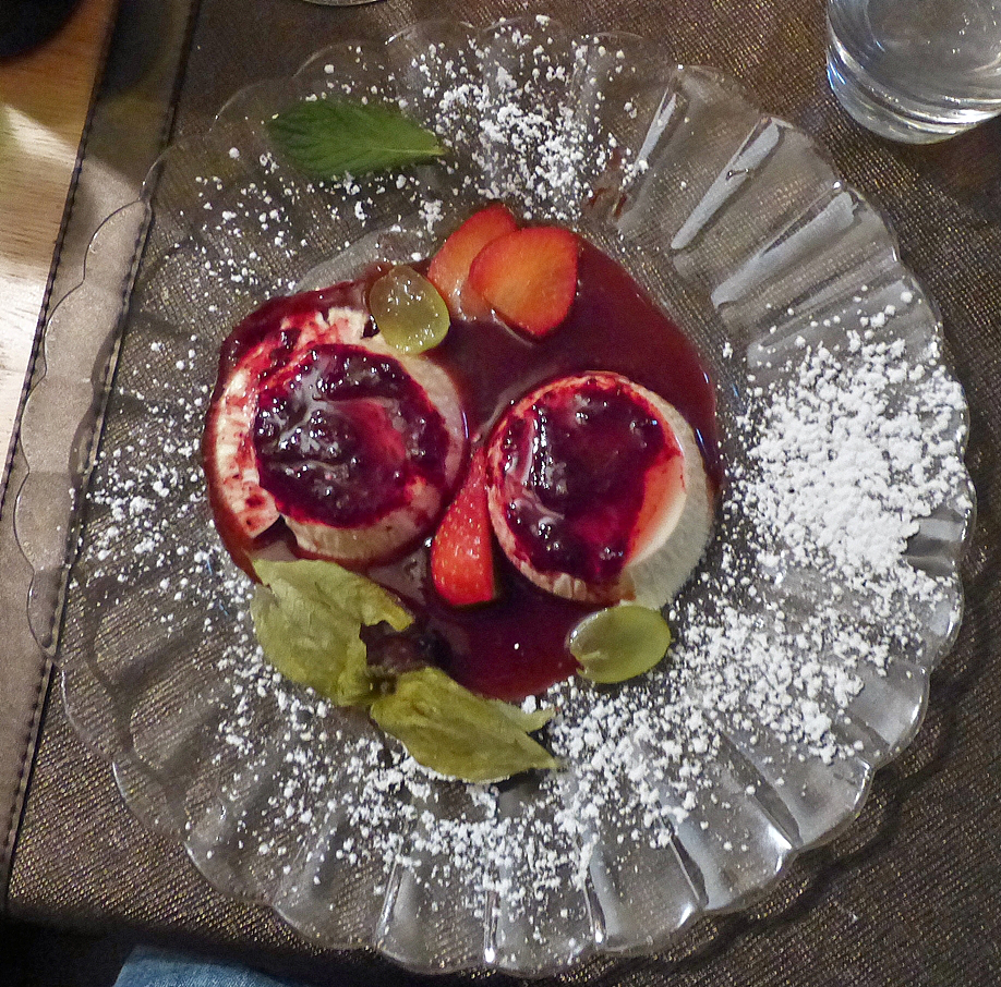 . Pana cotta im Ristorante Pane e Vino im H�ttenhaus in Herdorf - Einfach nur ein Hochgenuss. 09.04.2016 (Jeanny)