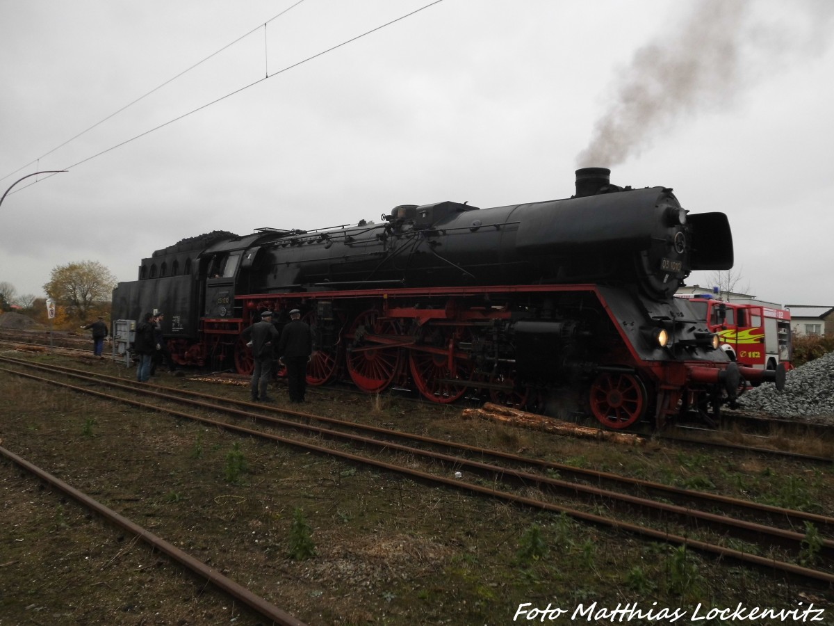 03 1010 in Bergen auf R�gen am 7.11.15