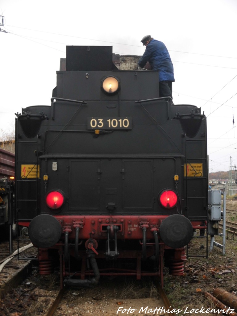 03 1010 in Bergen auf R�gen am 7.11.15