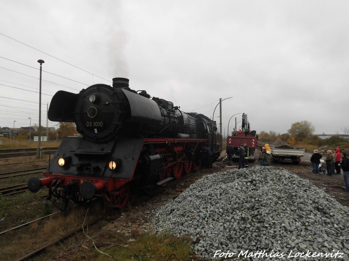 03 1010 in Bergen auf R�gen am 7.11.15