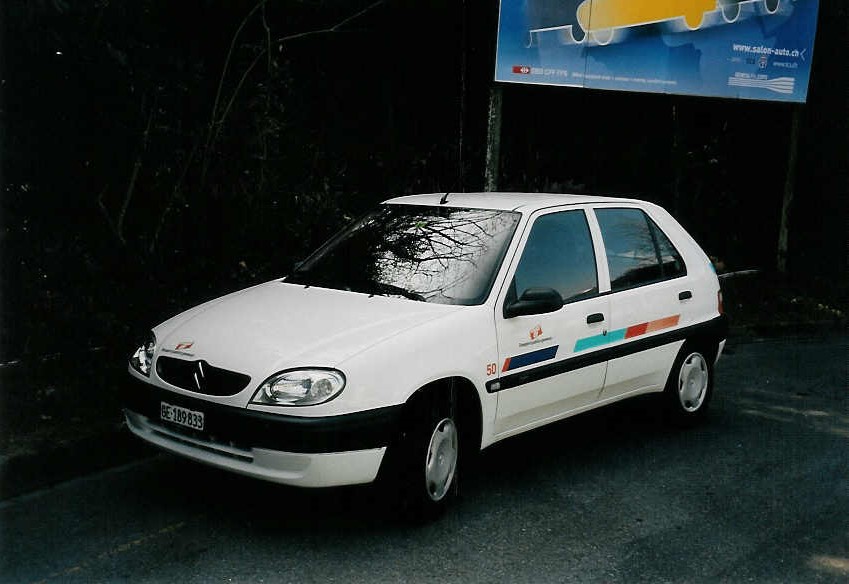 (059'216) - Aus dem Archiv: TPG Gen�ve - Nr. 50/GE 189'833 - Citro�n am 16. M�rz 2003 in Gen�ve, Palexpo