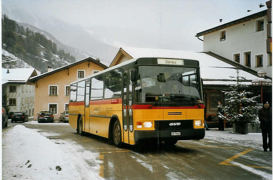 (082'403) - Terretaz, Zernez - GR 75'002 - NAW/Hess (ex Frigg, Zernez) am 1. Januar 2006 in M�stair, Posta