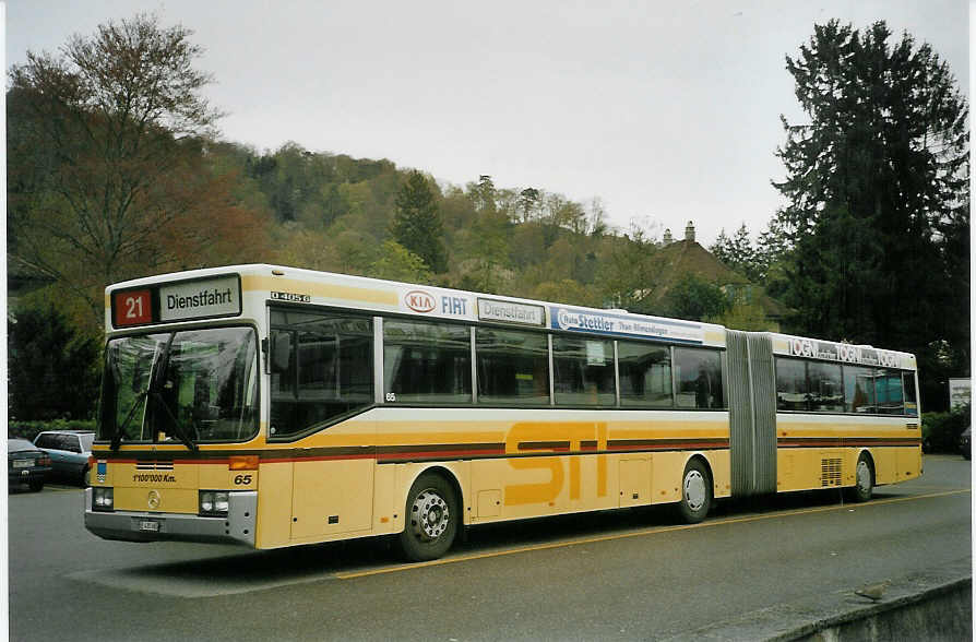 (084'314) - STI Thun - Nr. 65/BE 435'065 - Mercedes am 25. April 2006 bei der Schiffl�ndte Thun
