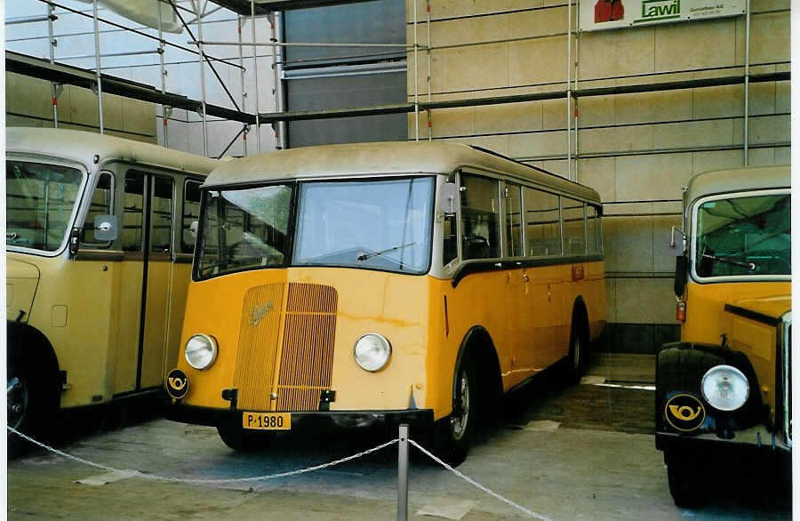 (085'837) - PTT-Regie - P 1980 - Saurer/Saurer am 5. Juni 2006 in Bern, Museum fr Kommunikation