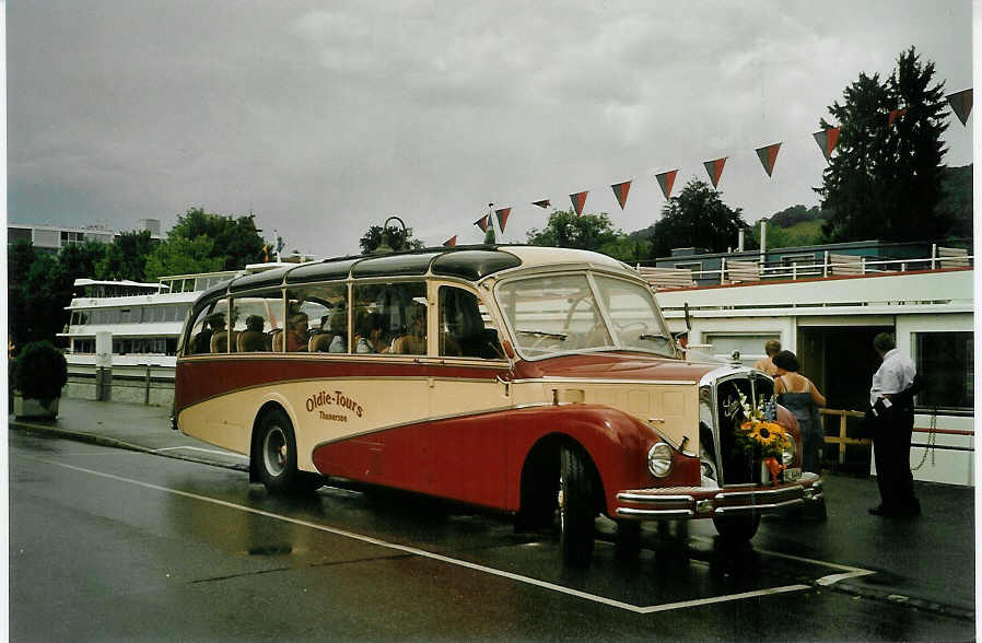 (086'402) - Reusser, Thun - BE 8484 - Saurer/R&J (ex H�sler, Menziken) am 17. Juni 2006 bei der Schiffl�ndte Thun