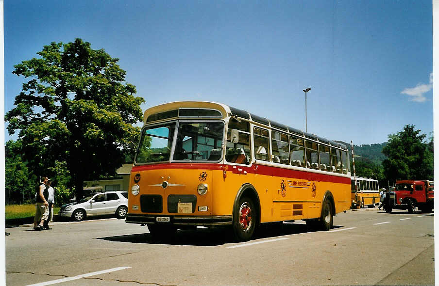 (086'626) - Fischer, Basel - Nr. 21/BS 2661 - FBW/Gangloff (ex B�tra, Birr Nr. 21; ex P 24'160) am 18. Juni 2006 in Hinwil, AMP