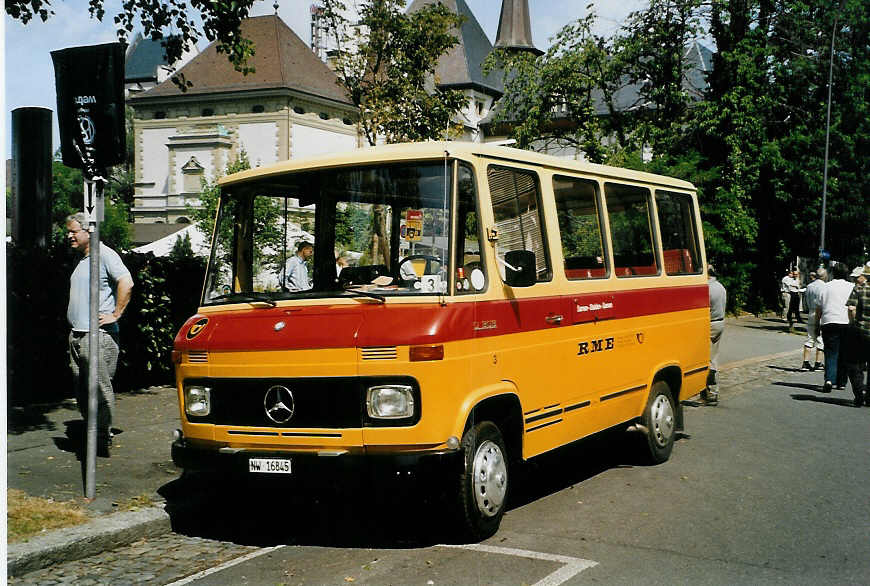 (086'825) - M�ller, Ennetmoos - Nr. 3/NW 16'845 - Mercedes (ex Berwert, Stalden; ex Privat) am 25. Juni 2006 in Bern, Museum f�r Kommunikation