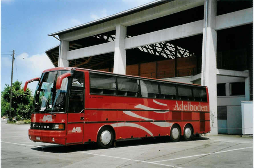 (087'233) - AFA Adelboden - Nr. 27/BE 26'773 - Setra (ex Nr. 23; ex Fl�ck, Brienz) am 14. Juli 2006 in Thun, Grabengut