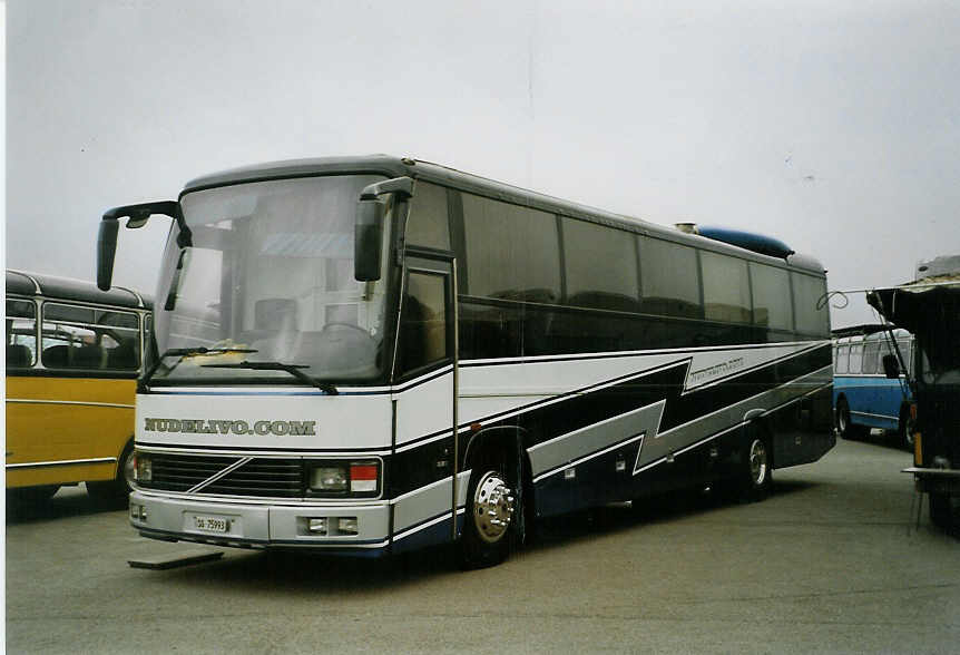 (089'203) - Glarner, Schnis - SG 75'993 - Volvo (ex AAGK Koppigen Nr. 23) am 19. August 2006 auf dem Gurnigelpass