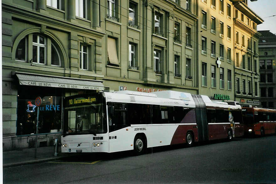 (092'312) - Bernmobil, Bern - Nr. 832/BE 612'832 - Volvo am 20. Februar 2007 in Bern, Hirschengraben