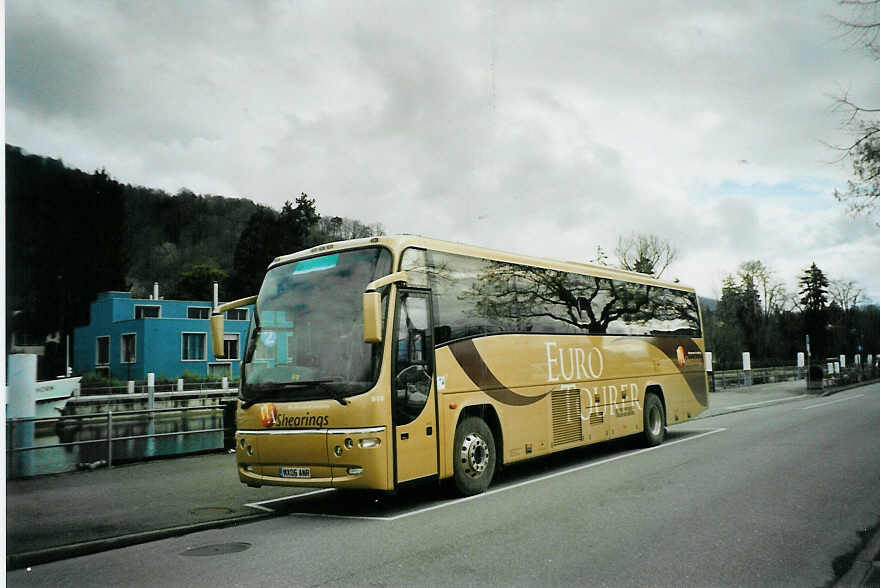 (092'507) - Aus England: Shearings, Wigan - Nr. 816/MX06 ANR - Plaxton am 7. Mrz 2007 bei der Schifflndte Thun