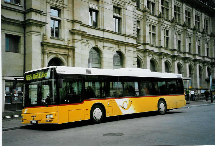 (093'217) - Moser, Flaach - Nr. 2/ZH 51'394 - MAN (ex Nr. 2) am 22. M�rz 2007 beim Hauptbahnhof Winterthur