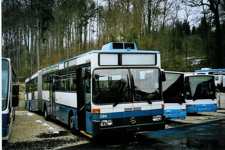 (093'423) - VBZ Z�rich - Nr. 586 - Mercedes am 25. M�rz 2007 in Safnern, BTR