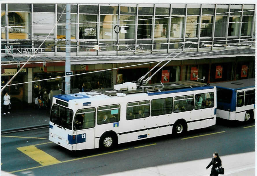 (093'624) - TL Lausanne - Nr. 769 - NAW/Lauber Trolleybus am 7. April 2007 in Lausanne, Rue Neuve