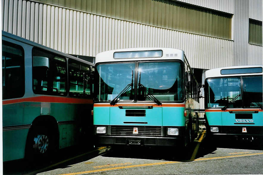 (093'805) - TPF Fribourg - Nr. 74 - Volvo/R&J (ex GFM Fribourg Nr. 74) am 9. April 2007 in Biel, Rattinbus