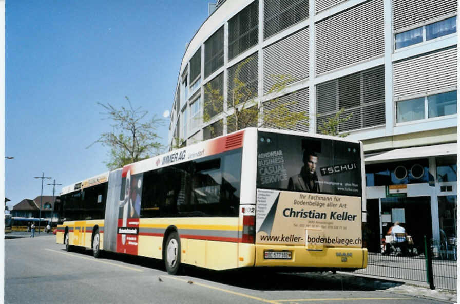 (094'111) - STI Thun - Nr. 102/BE 577'102 - MAN am 20. April 2007 bei der Schifflndte Thun